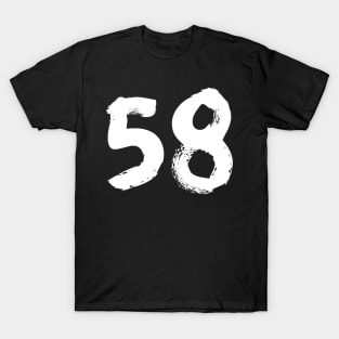 Number 58 T-Shirt